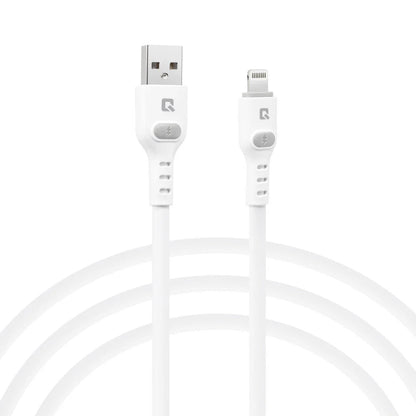 TUNIQ USB-A – Lightning -kaapeli 100cm – Pikalatauskaapeli – Valkoinen