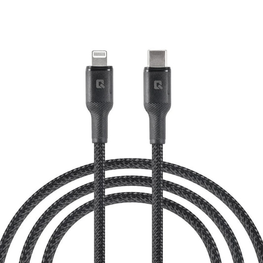 TUNIQ USB-C to Lightning Cable - 100cm - Black