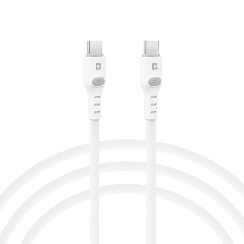 TUNIQ USB-C to USB-C Cable 100cm - Fast charging cable - White