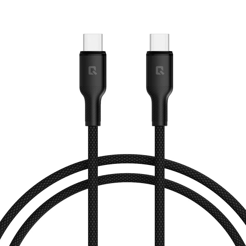 TUNIQ USB-C to USB-C Cable 100cm - Fast charging cable - Black