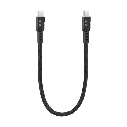 TUNIQ USB-C to USB-C Cable 30cm - Fast charging cable - Black