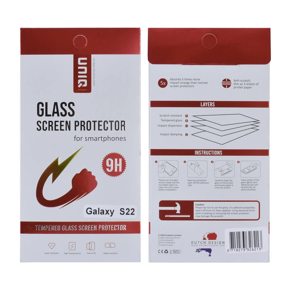 UNIQ Accessory Samsung Galaxy S22 Screenprotector