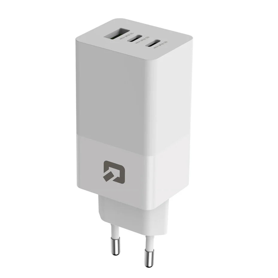 PD 65W GaN-virtalähde - UNIQ Accessory 3.0A Pikalaturi - Valkoinen