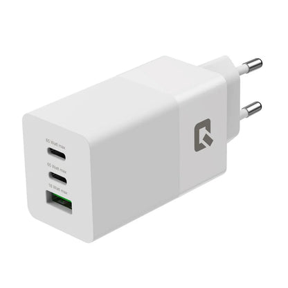 PD 65W GaN-virtalähde - UNIQ Accessory 3.0A Pikalaturi - Valkoinen