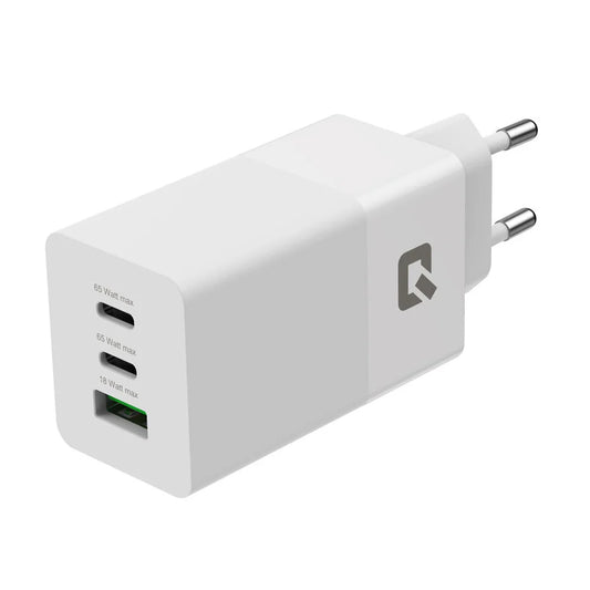 PD 65W GaN Adapter - UNIQ Accessory 3.0A Fast Charger - White