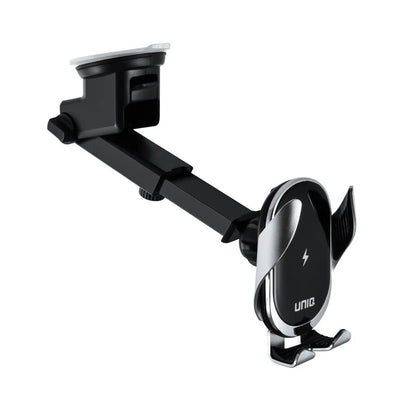UNIQ Accessory 3-in-1 wireless Phone holder and charger for in the car - Black