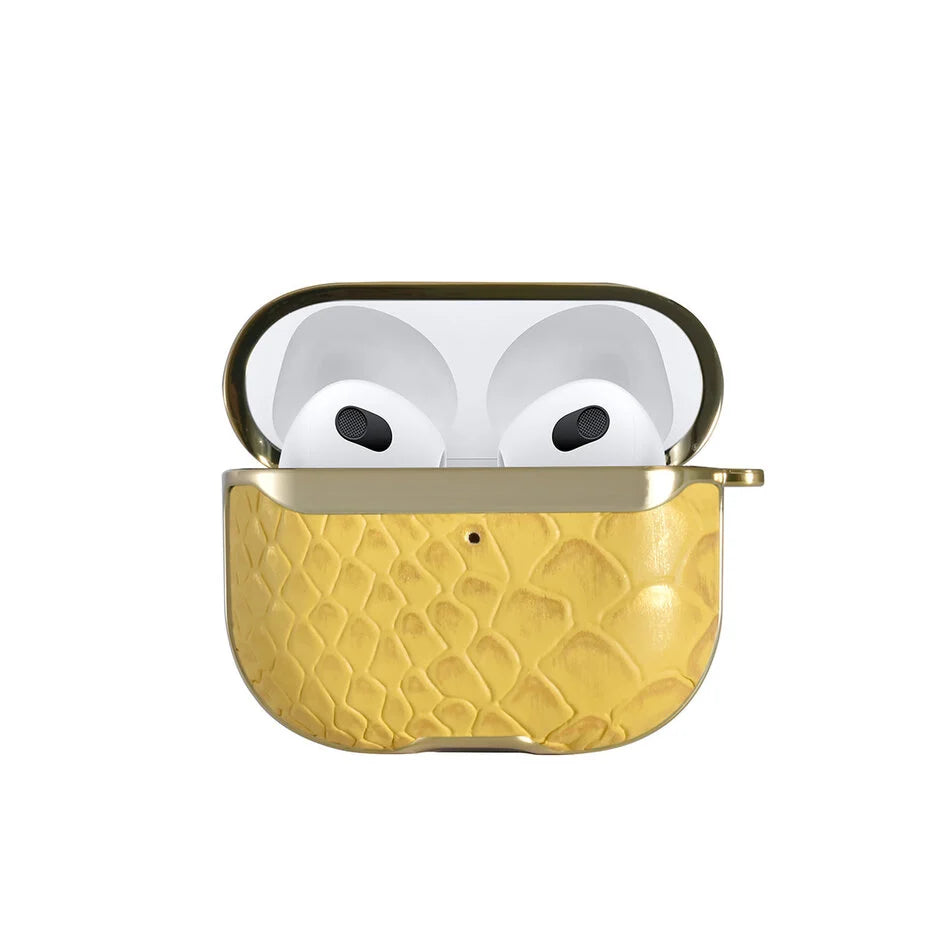 UNIQ Accessory AirPods 3 Case - Snake Leather - Yellow