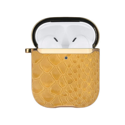 UNIQ Accessory Airpods - Airpods 2 Case - Snake Leather Yellow
