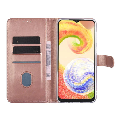 UNIQ Accessory Galaxy A04 Book type case - Card holder for 3 cards - Magnetic closure - Rose Gold