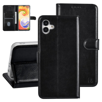 UNIQ Accessory Galaxy A04 Book type case - Card holder for 3 cards - Magnetic closure - Black