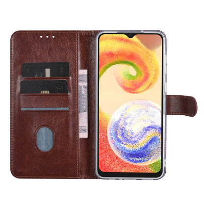 UNIQ Accessory Galaxy A04 Book type case - Card holder for 3 cards - Magnetic closure - Brown