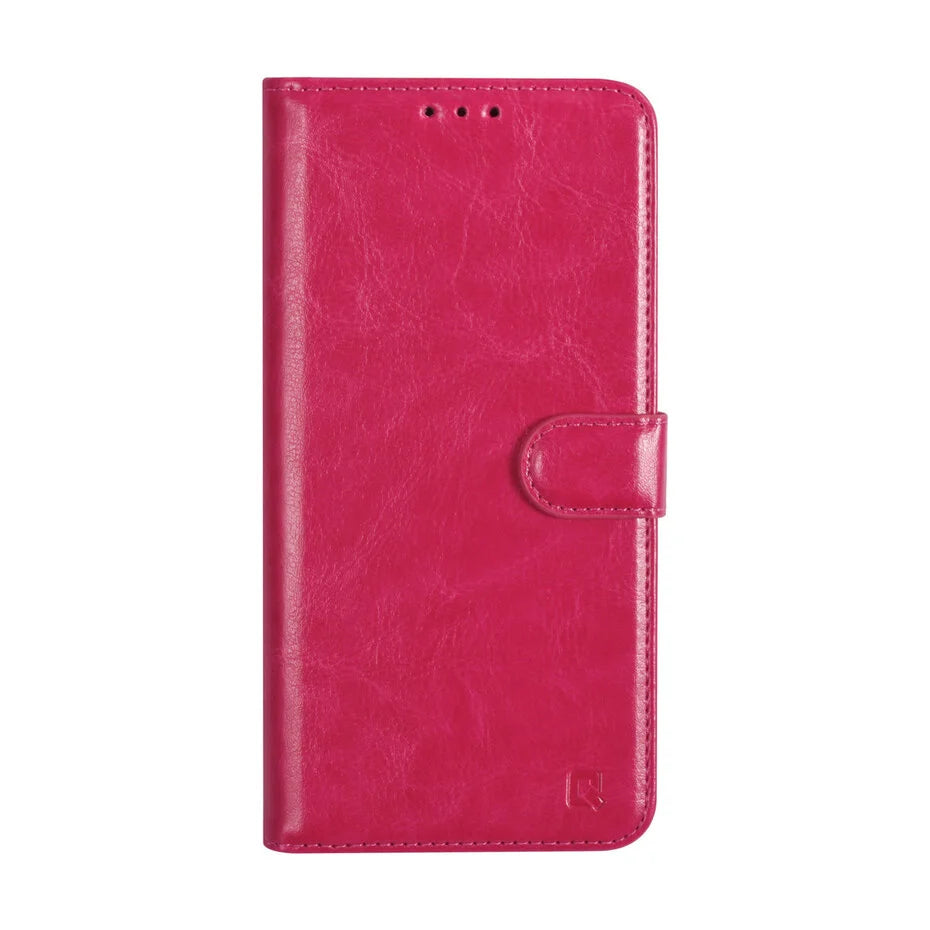 UNIQ Accessory Galaxy A04 Book type case - Card holder for 3 cards - Magnetic closure - Hot Pink