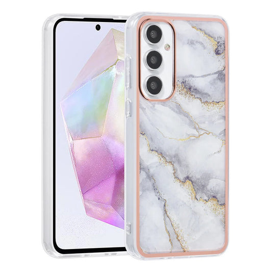 UNIQ Accessory Galaxy A35 Back cover case - Silicone - Marble White