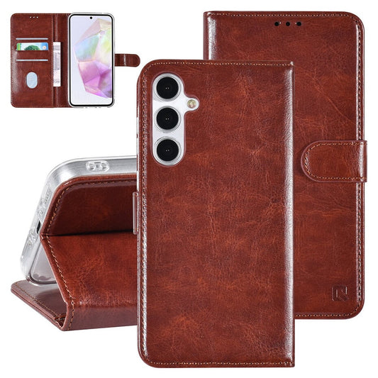 UNIQ Accessory Galaxy A35 Book type case - Pasjeshouder - Brown