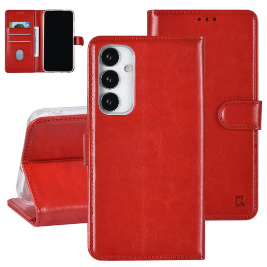 UNIQ Accessory Galaxy S23 FE Book Case hoesje Pasjeshouder - Rood