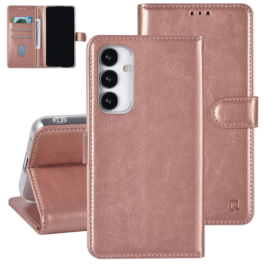 UNIQ Accessory Galaxy S23 FE Book Case hoesje Pasjeshouder - Rose Gold
