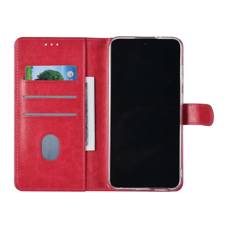 UNIQ Accessory Galaxy S23 FE -suojakotelo, lompakkomalli, korttipidike - vaaleanpunainen