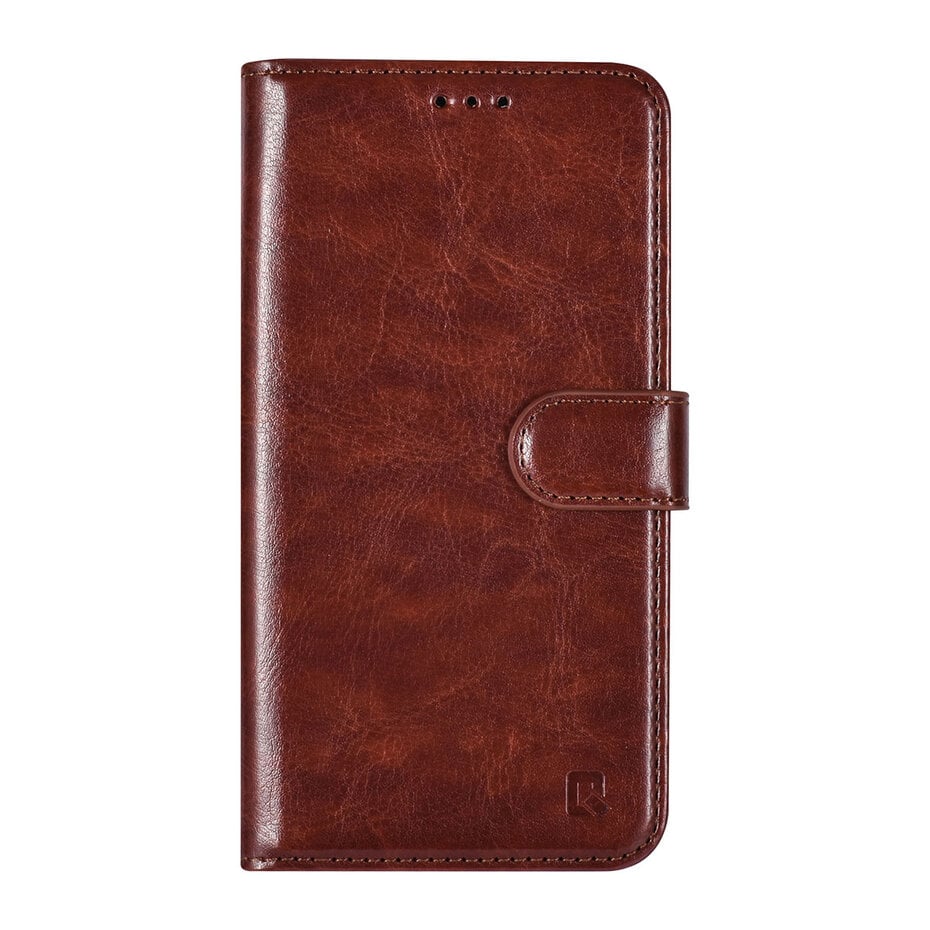UNIQ Accessory Galaxy S24 Book type case - 3 pasjeshouder - Brown