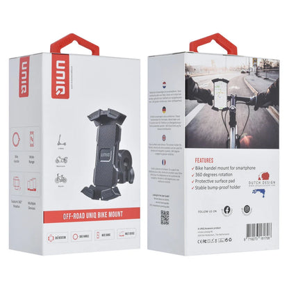 UNIQ Accessory Shockproof Bicycle Holder - 360 degree rotatable - Black
