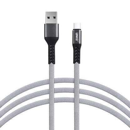 UNIQ Accessory USB Type-C Cable 200cm Fast-Charger Data Transfer - Grey