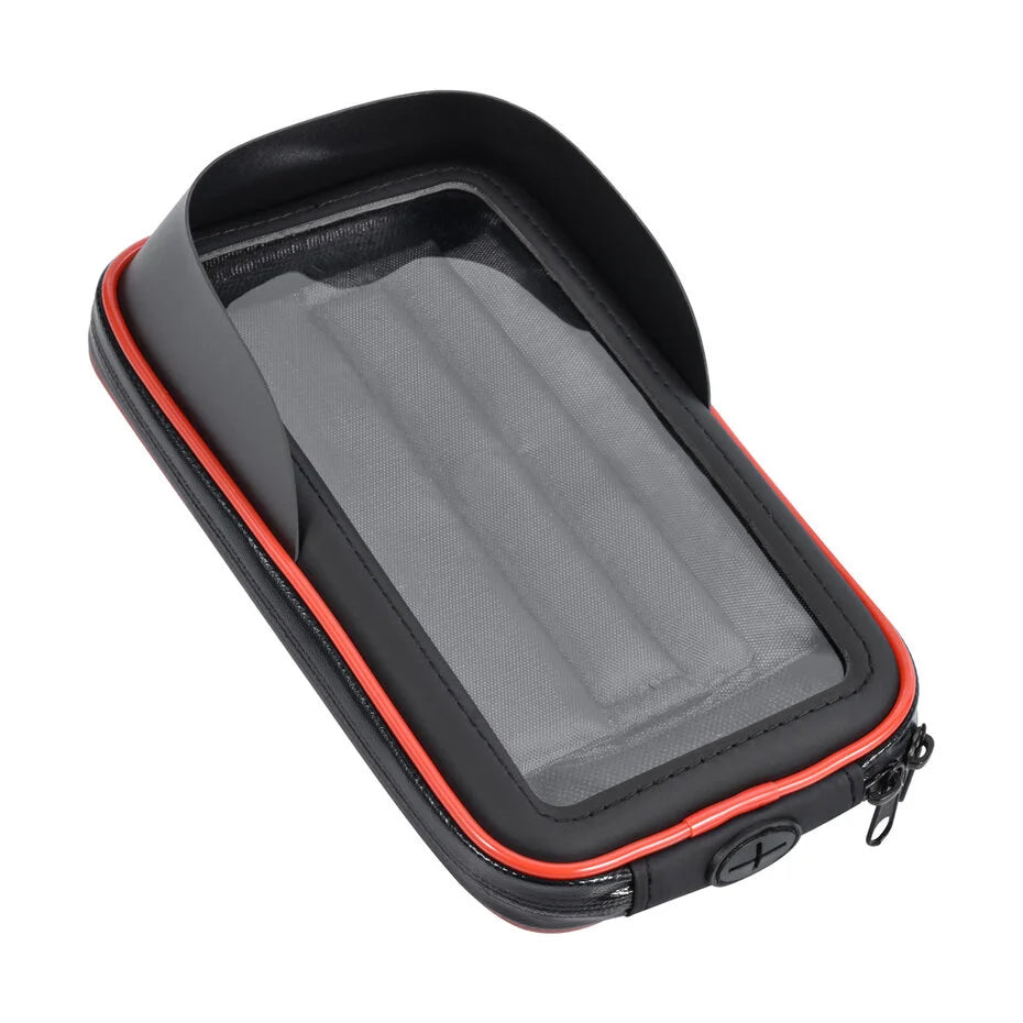UNIQ Accessory Weatherproof Bicycle Holder - 360 degree rotatable - Red line - Black