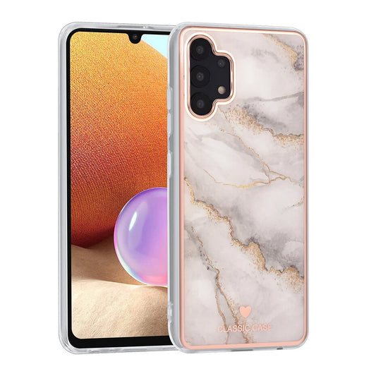 UNIQ Classic Case Samsung Galaxy A32 4G TPU Back Cover - Marble White