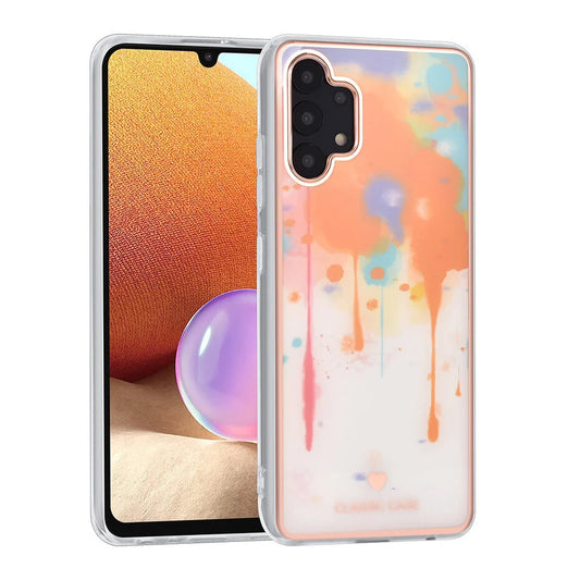 UNIQ Classic Case Samsung Galaxy A32 4G TPU Back Cover - Graffiti Orange