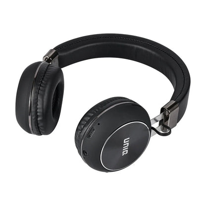 UNIQ Wireless Headphone Deep Bass - Round Shape - Black